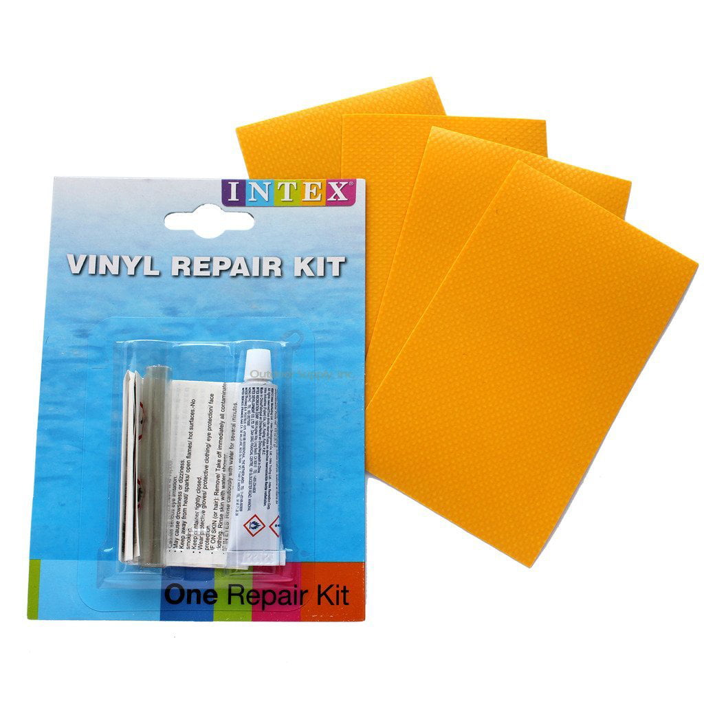 Heavy Duty Vinyl Repair Patch Kit for Inflatables Boat Raft Kayak Air Beds 