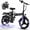 Black, variant on 14" Electric Folding Bike for Adults,500W Motor , 19mph, 18-32 Miles Range,Removable 36V12Ah Battery for Commuting, Class2
