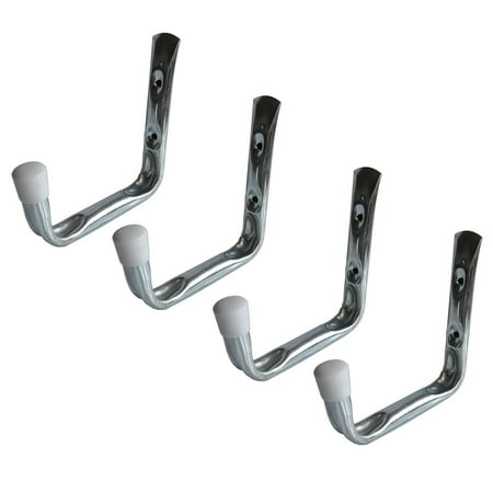 

Guichaokj 4pcs Jumbo Arm Storage Hooks Heavy Duty Garage Storage Utility Hooks Wall Mount Organizer Screw-in Multi-Tools Hanger Holder Hooks