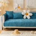 thumbnail image 6 of ANMINY Velvet Couch Cover Quilted Velvet Embossed Leaf Pattern Sofa Cover, Machine Washable Couch Protector for Pets & Kids, 6 of 6