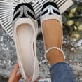 thumbnail image 2 of Sngxgn Women's Flats Comfort Ballet Flats Shoes Casual Slip On Shoes(Beige,41), 2 of 8