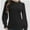 Black, variant on Long Sleeve Shirts Womens Pleated Business Casual Blouses with Smocked Cuffs