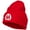 Red, variant on Mario Luigi Wario Waluigi Embroidered Long Beanie - Yellow OSFM