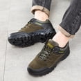 thumbnail image 6 of NOKIO Outdoor Hiking Shoes for Men La𝖼e Up T𝗋a𝗂𝗅𝗀 Running Shoes Wate𝗋proof Wear-Res𝗂st𝖺𝗇𝗍 Sneakers Lightweight Anti-S𝗅ip Sport Shoes Wide Width Athlet𝗂c Shoes for Backpacking Travel, 6 of 9