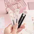 thumbnail image 4 of 3pcs Utility Retractable Knives Cartoon Cat Lovely Paw Box Cutters Pointed Cute Cardboard Cutter Razor Knife Smooth Mechanism Cutter Utility Knife for Office Packages Opener Home, 4 of 5