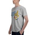 thumbnail image 4 of Happy Father's Day Men's Basic Short Sleeve T-Shirt Gray Small, 4 of 5