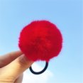 thumbnail image 4 of Pom-Pom Hair Ties Elastic Hair Ties Hair Ponytail Holders Hair Band For Girls Toddlers Pigtail 10 Colors For Choose, 4 of 4