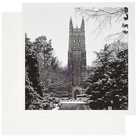 3dRose Duke University Chapel, Durham, Greeting Cards, 6 x 6 inches, set of 6