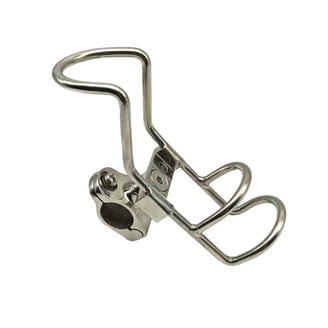 adjustable fishing pole brackets heavy duty Automatic Spring Rod Holder 2 Pack The large MARINE CITY Heavy-Duty Strong Clamp-on
