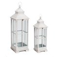thumbnail image 1 of Melrose Lanterne en Bois International 70481 - Lot de 2, 1 of 1