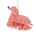 thumbnail image 1 of Holiday Time 1 Count Christmas Tassel Dog Ornament, Pink, 1 of 5