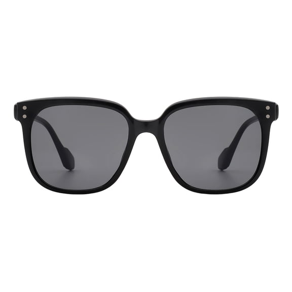 Toddlers & Girls Sunglasses Oversized Square Stylish Kids UV400 Black, Black