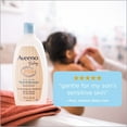 thumbnail image 5 of Aveeno Baby Daily Moisture Wash & Shampoo, Oat Extract, 18 fl. Oz, 5 of 10