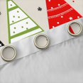 thumbnail image 4 of Feelyou Christmas Tree Black Out Curtains for Kids, Chic Buffalo Plaid Curtains Pack of 2 (42x63 Each), Cartoon Stars Print Bedroom Curtains, Living Room Curtains Decor, 4 of 6