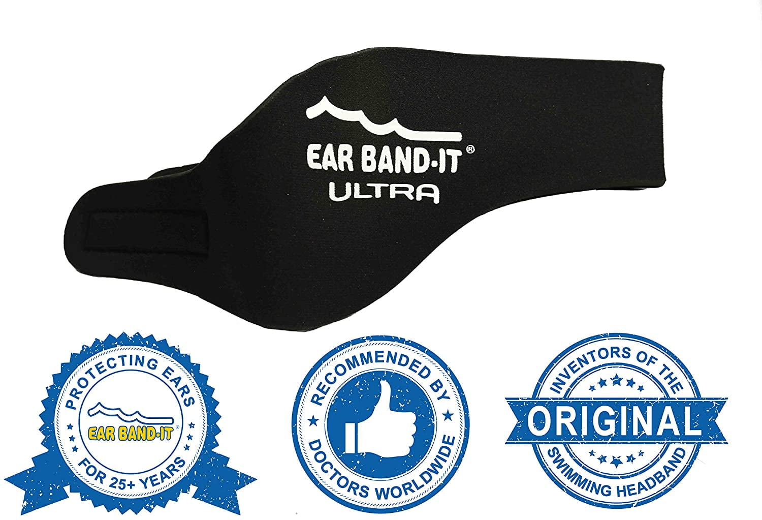 Ear BandIt Ultra Swimming Headband Best Swimmer's Headband Keep