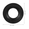 thumbnail image 2 of OUNONA Toilet Ring Replacement Drainage Sealing Ring Black Rubber 1Pcs for Repair, 2 of 8