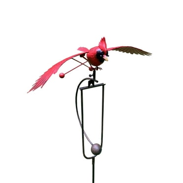 Esschert Design ZYCT817 Metal Cardinal Rocker Stake