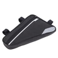 thumbnail image 3 of Bolsa triangular para cuadro de bicicleta, 1,2 l, fibra de poliéster, impermeable, para debajo del tubo superior, para accesorios de ciclismo, color negro, 3 of 14