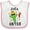 White and Pink, variant on Inktastic Cinco De Mayo Let's Fiesta Cute Cactus with Sombrero Boys or Girls Baby Bib