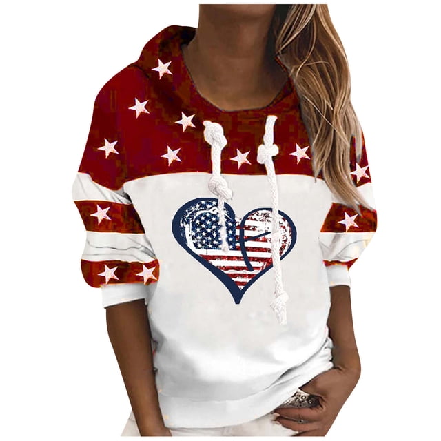 Pntutb Moda Mujer Casual Con Capucha Bandera Delgada Estrella Letras Chaqueta Con Capucha Pntutb Pntutb-7033