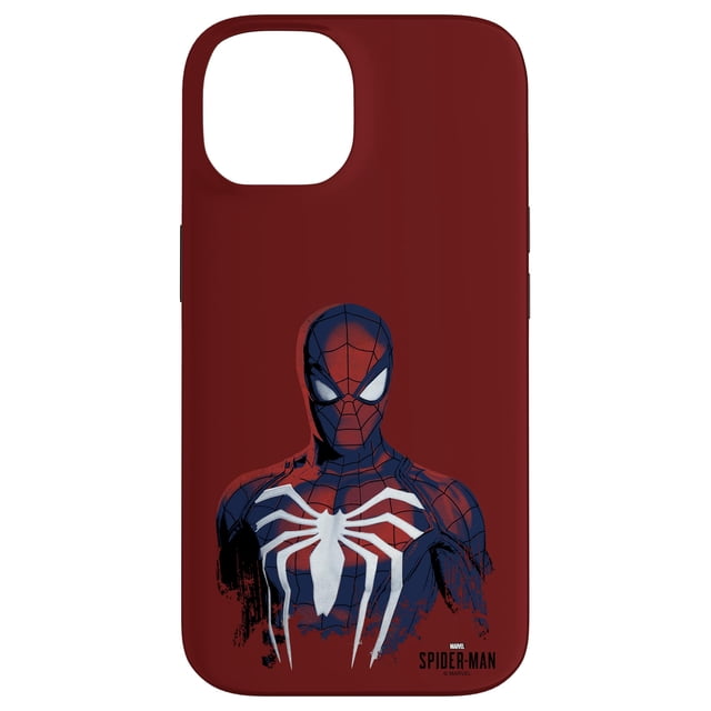 Funda para iPhone 14 Marvel Spider-Man Retrato Pintado