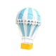 thumbnail image 5 of Adorno de globo de aire caliente, diseño de escena, decoración colgante de pared, accesorios de fotografía, encanto de estilo Retro para mesa, hogar, , Azul claro perfecl Escultura de globo aerostático, 5 of 8