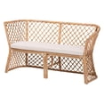 thumbnail image 6 of bali & pari Ellard Bohemian Light Honey Rattan 3-Piece Dining Nook Set, 6 of 6