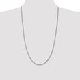 thumbnail image 5 of 925 Sterling Silver 3mm Curb Chain Necklace 28 inch for Female, 5 of 5