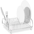 thumbnail image 1 of 3423 Compact Dish Drainer Set, Stainless, 1 of 5