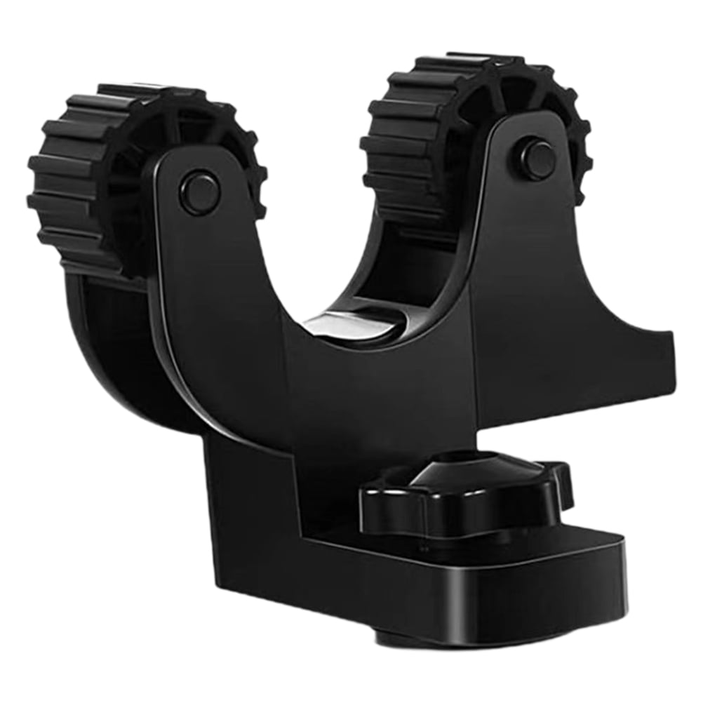 CRAFTHROU Black Plastic Kayak Track Mount Accessories for Paddles and Rods