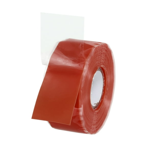 Uxcell Grip Tape, Self-Fusing Silicone Tape 17ft, Sealing Repair Wrap Tape, Red 1 Pcs