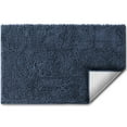 thumbnail image 2 of Nestl Bathroom Rugs, Machine Washable Bath Mats For bathroom Floor Rugs, Nonslip Backing Rubber Bath Rug, Navy, 2 of 6