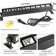 thumbnail image 4 of DYstyle 9 LED Black Light 36W LED UV Bar Glow in the Dark Party Supplies for Christmas Halloween Blacklight Party Birthday Wedding Stage Lighting, 4 of 7