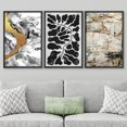 thumbnail image 3 of Hieng Cuadros De Pared De Sala, 3 Piece Canvas Wall Art Woodland Nursery Decor Forest Rivers Canvas Prints Home Artwork Decoration for Living Room,Bedroom(only canvas), 3 of 6