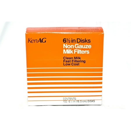 UPC: 0637250311107 | NON GAUZE DISK MILK FILTER TAN 6.5 IN/100 BOX