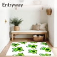 thumbnail image 3 of ODIKA 2'x3' Machine Washable Non-Slip Area Rug, Adorable Amphibian Latch Hook Kit DIY Needlework Project High Traffic Rug, White, 619515, 3 of 5