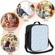 thumbnail image 5 of Fotbe Gray White Floral Lonchera Bolsa de Almuerzo para Hombres y Mujeres, Lonchera de Gran Capacidad, Bolsa de Almuerzo Reutilizable, Bolsa Térmica Aislante, 5 of 7