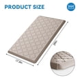 thumbnail image 2 of GALMAXS7 Kitchen Mat Anti Fatigue Mats for Kitchen,Non Slips Kitchen Rugs and Mats for Floor,17"x29",Khaki, 2 of 9