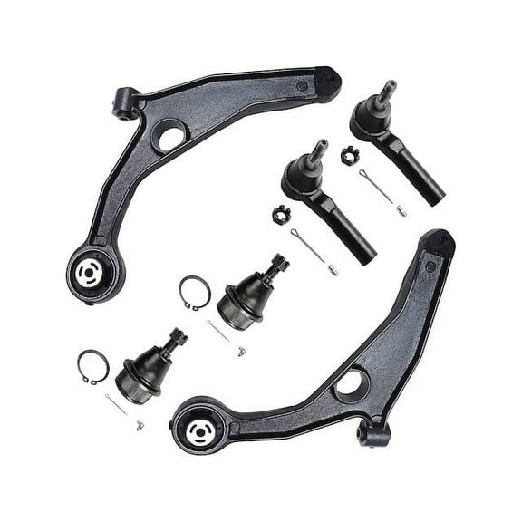 Front Control Arm Ball Joint Tie Rod End Kit - Compatible with 2011 - 2014 Chrysler 200 2012 2013