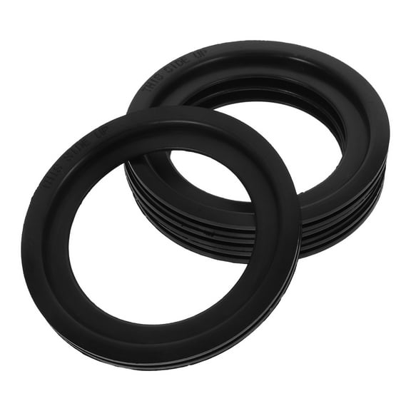 Himition 4pcs Toilet Flush Seal Rings Bathroom Toilet Sealing Rings RV Toilet Seal Rings