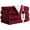 Red, variant on Vccoem Heated Blanket Throw, 50"x60" Electric Blanket W/ 9 Heating Level & 2-10 H Auto-off Overheat Protection, Machine Washable Flannel & Sherpa, Gray
