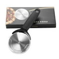 thumbnail image 5 of Gnmfd Stainless Steel Pizza Cutter Wheel with Protective Cover Ergonomic Handle Sharp Blade for Cake Pancake Pie Dough Cutting, Kitchen Tool Dishwasher Safe for Home Restaurant Use, 5 of 7