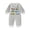 romper65-Grey, variant on UAYOTSE Newborn Infant Unisex Baby Boy Girl Clothes Romper Jumpsuit Basic One Piece Outfits,Sizes 0-3 Months