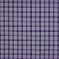 thumbnail image 2 of Zelouf Two Stretch Woven Plaid  , Sewing, DIY, Crafts Fabric by the Yard, Grey/purple, 5 Yard, 2 of 2