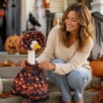 thumbnail image 4 of Nkmbld Halloween Porch Goose Decor for 23" Lawn Cement Goose, Porch Geese Clothes Costume for Halloween Garden Patio Yard Outdoor Decorations, 4 of 9