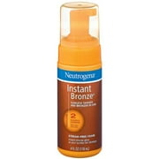 Neutrogena Instant Bronze Sunless Tanner and Bronzer In One Streak-Free Foam, Medium 118ml/4oz
