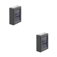 thumbnail image 3 of Inteprter Lámpara de pared con energía Solar desmontable montada en la pared para interiores y exteriores, hogar, dormitorio, sala de estar, jardín, Iluminación blanca 2piezas Inteprter CBP444435, 3 of 5