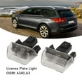 thumbnail image 3 of Rear Number Plate Lamp, Clear Lens License Plate Light 6340.A3 Impact   for 206 207 307 Partner, 3 of 8