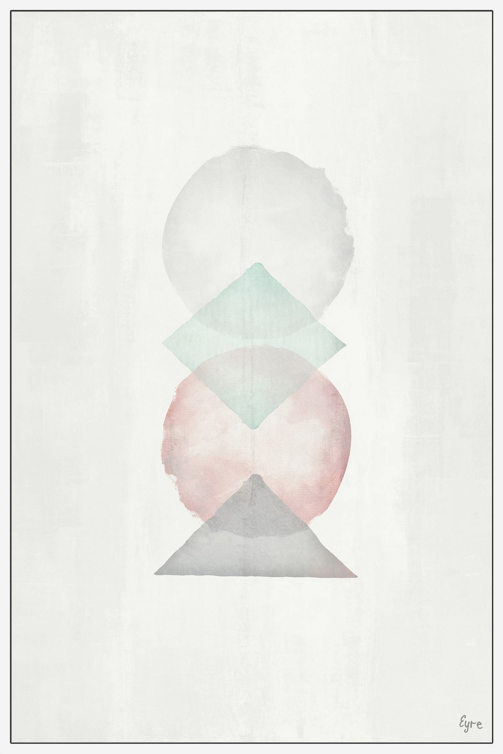 Volupte Floater Framed Painting Print on Canvas