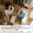 thumbnail image 2 of Lahome Moroccan Washable 2x10 Kitchen Runner Rug Non-Slip Lightweight Blue Print Soft Modern Carpet Runner for Bathroom Entryway Laundry Room, 2 of 8